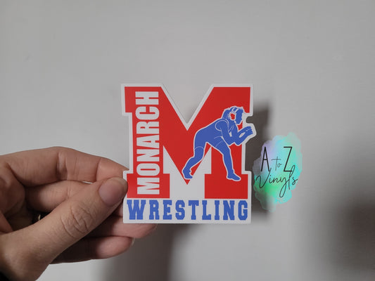 Marysville Monarchs Sticker - Girls Wrestling